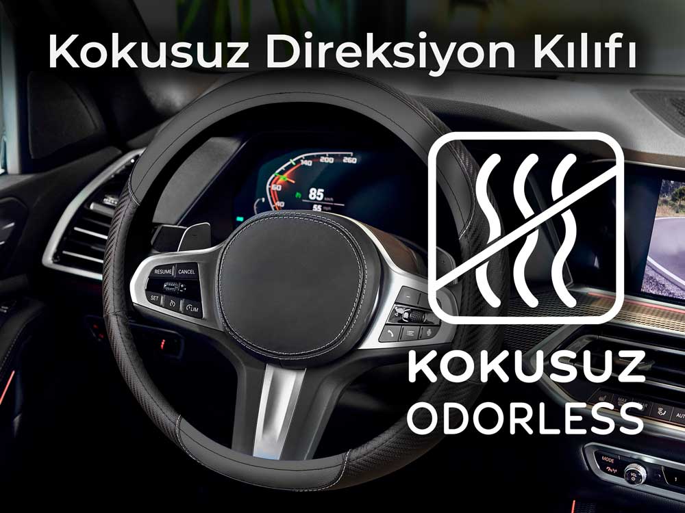 Kokusuz Direksiyon Kılıfı neden tercih edilmeli? 2 Kokusuz Direksiyon Kılıfı neden tercih edilmeli